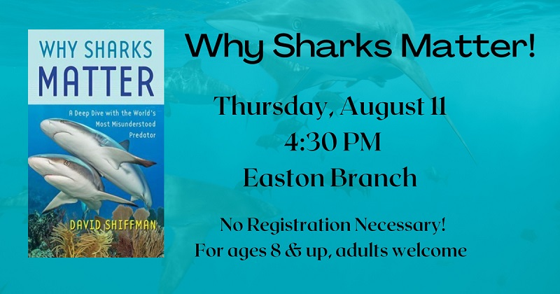Why Sharks Matter. Thursday, August 11.