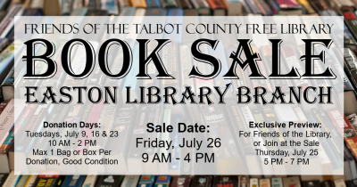 Book Sale - July 26