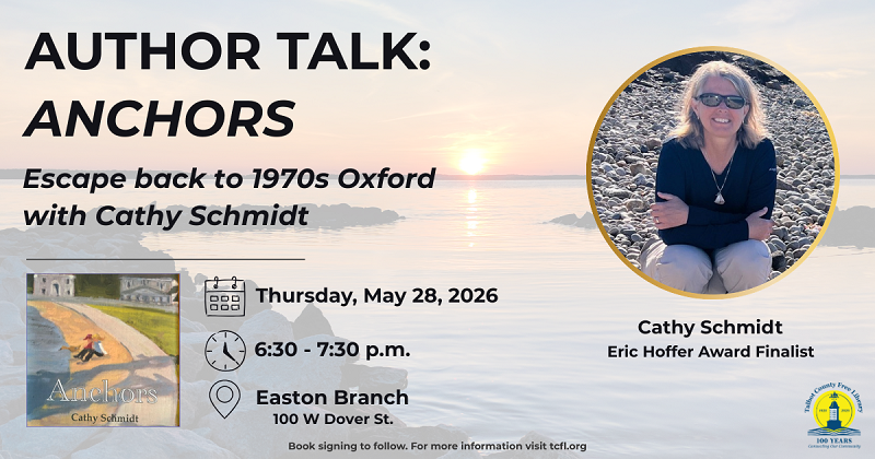Author Talk: Anchors with Cathy Schmidt