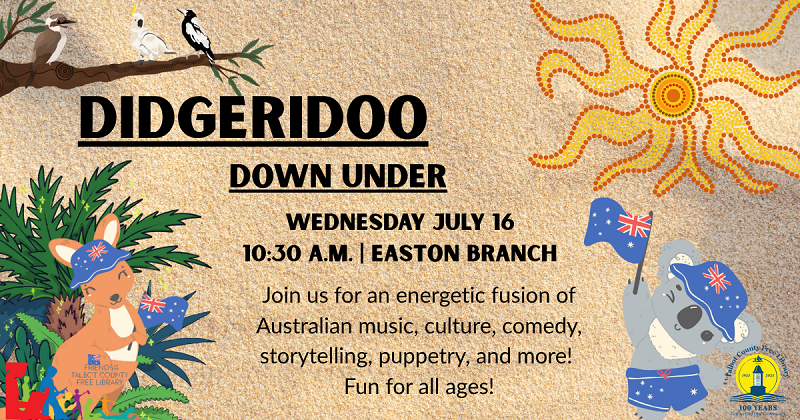 Dideridoo Down Under. July 16.