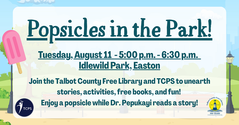 Popsicles in the Park at Idlewild. August 11.