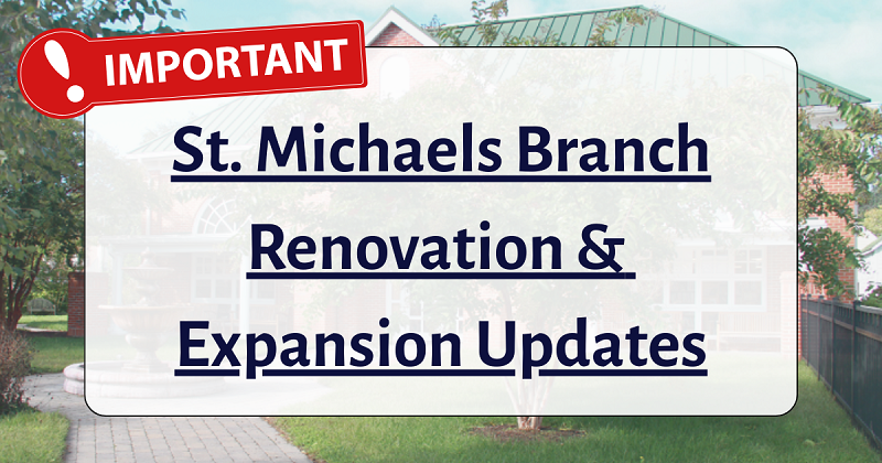 St. Michaels Renovation and Expansion Updates.